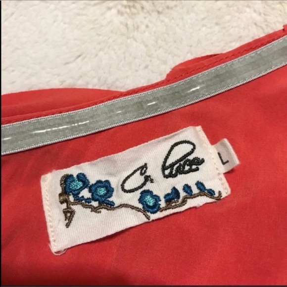 C. Luce Layered One Shoulder Ruffle Dress Size L - Picture 3 of 9